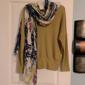 Watercolor scarf